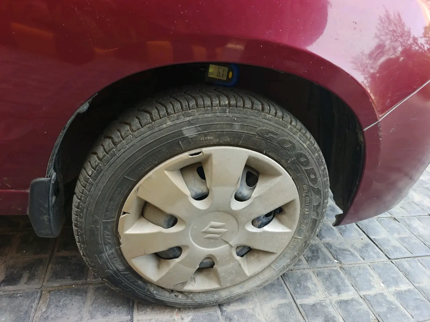 2012 Maruti Alto K10 VXI, Petrol, Manual, 38,602 km, tyre