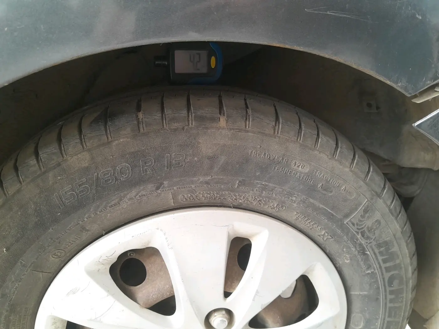 2013 Hyundai i10 SPORTZ 1.2, Petrol, Manual, 85,716 km, tyre