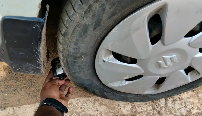 2017 Maruti Celerio VXI CNG, CNG, Manual, 1,25,345 km, tyre