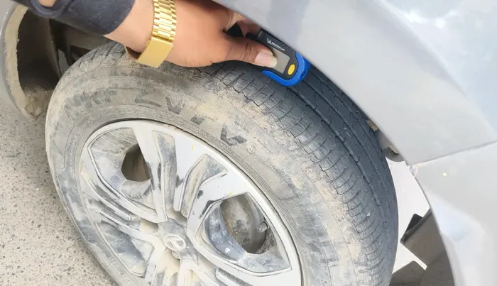 2019 Tata Tiago XZA PETROL, Petrol, Automatic, 1,24,133 km, tyre