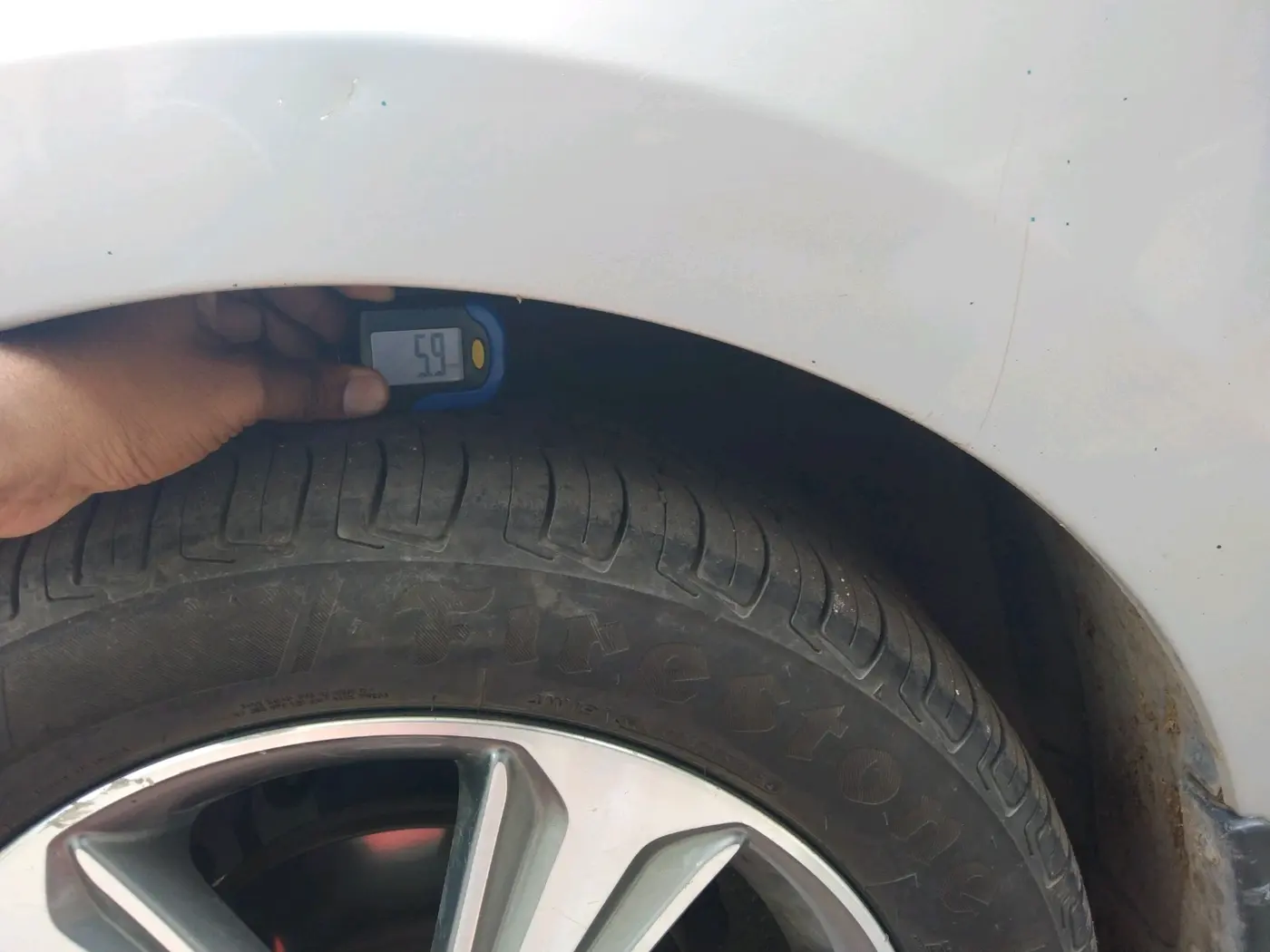 2018 Hyundai Verna 1.6 CRDI SX + AT, Diesel, Automatic, 11,00,000 km, tyre