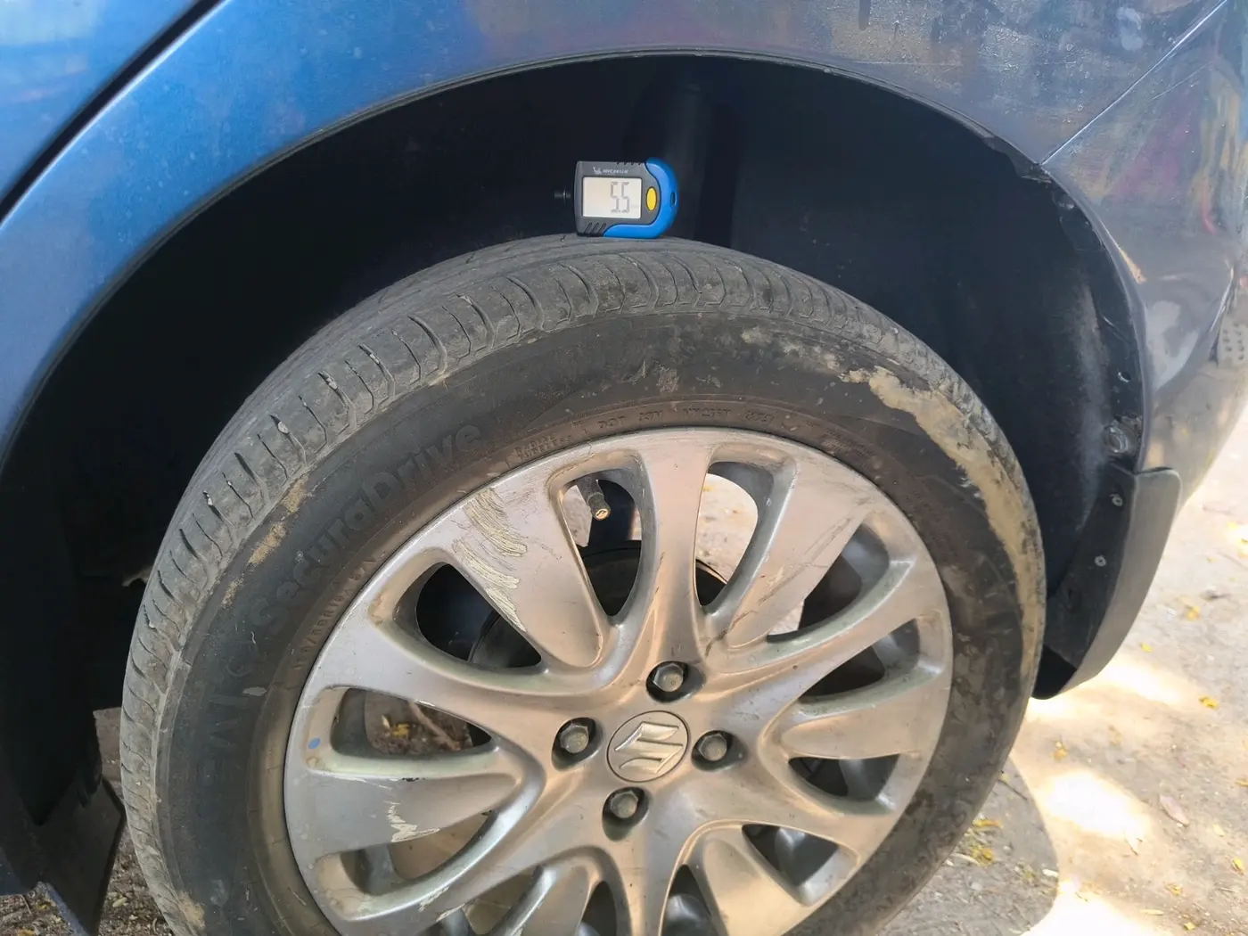 2019 Maruti Baleno ZETA PETROL 1.2, CNG, Manual, 77,212 km, tyre