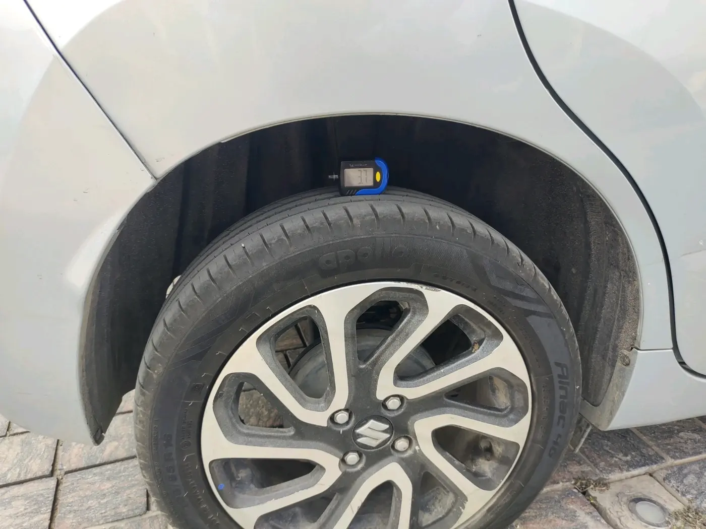 2022 Maruti Baleno ALPHA PETROL 1.2, Petrol, Manual, 1,01,794 km, tyre