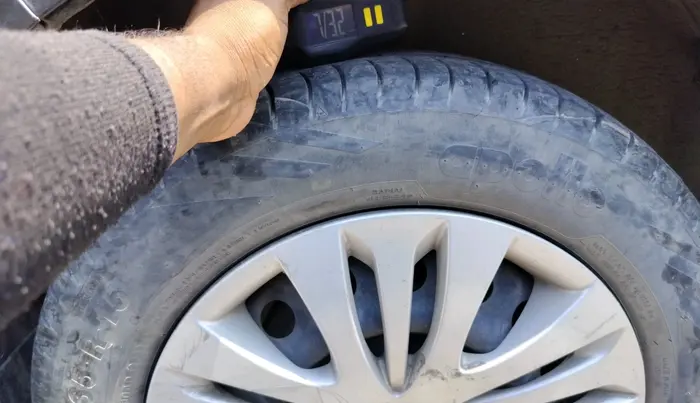 2014 Maruti Ertiga VXI CNG, CNG, Manual, 1,09,292 km, tyre