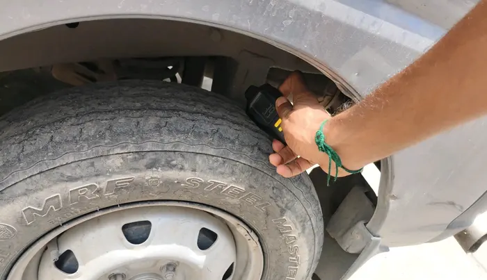 2018 Maruti Eeco 5 STR WITH A/C+HTR, CNG, Manual, 78,381 km, tyre