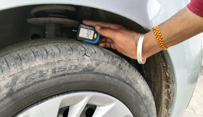 2024 Maruti Ertiga   VXI (O) CNG, CNG, Manual, 32,028 km, tyre