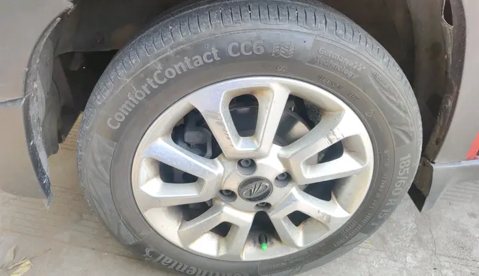 2017 Mahindra Kuv100 K8 6 STR, Petrol, Manual, 75,131 km, tyre