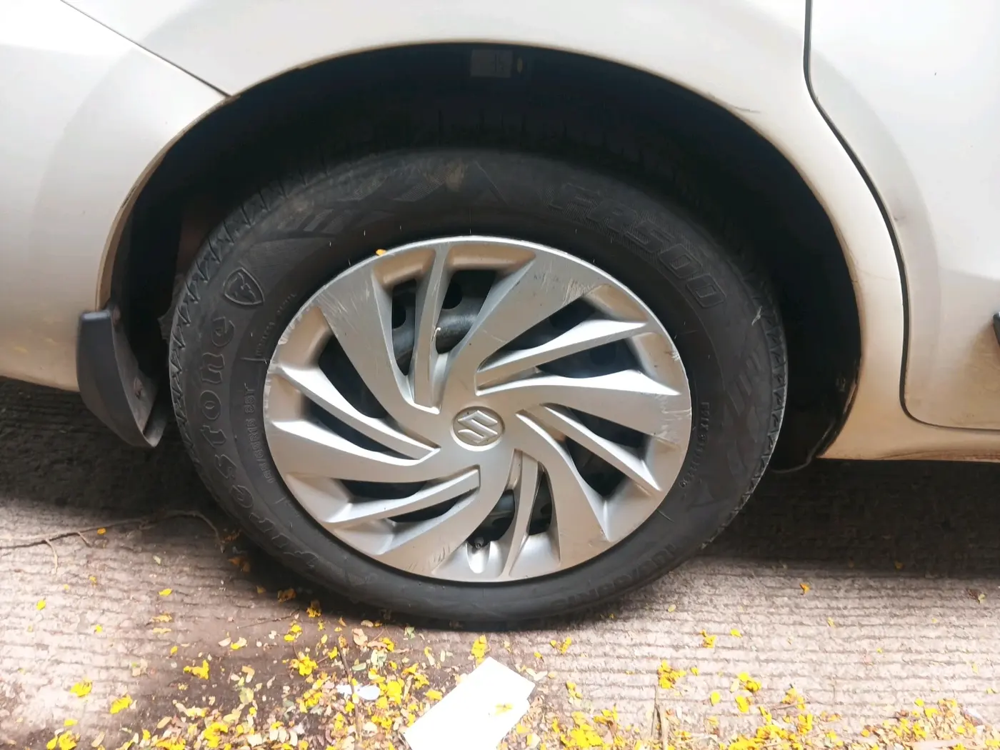2022 Maruti Ertiga VXI SHVS, CNG, Manual, 38,856 km, tyre