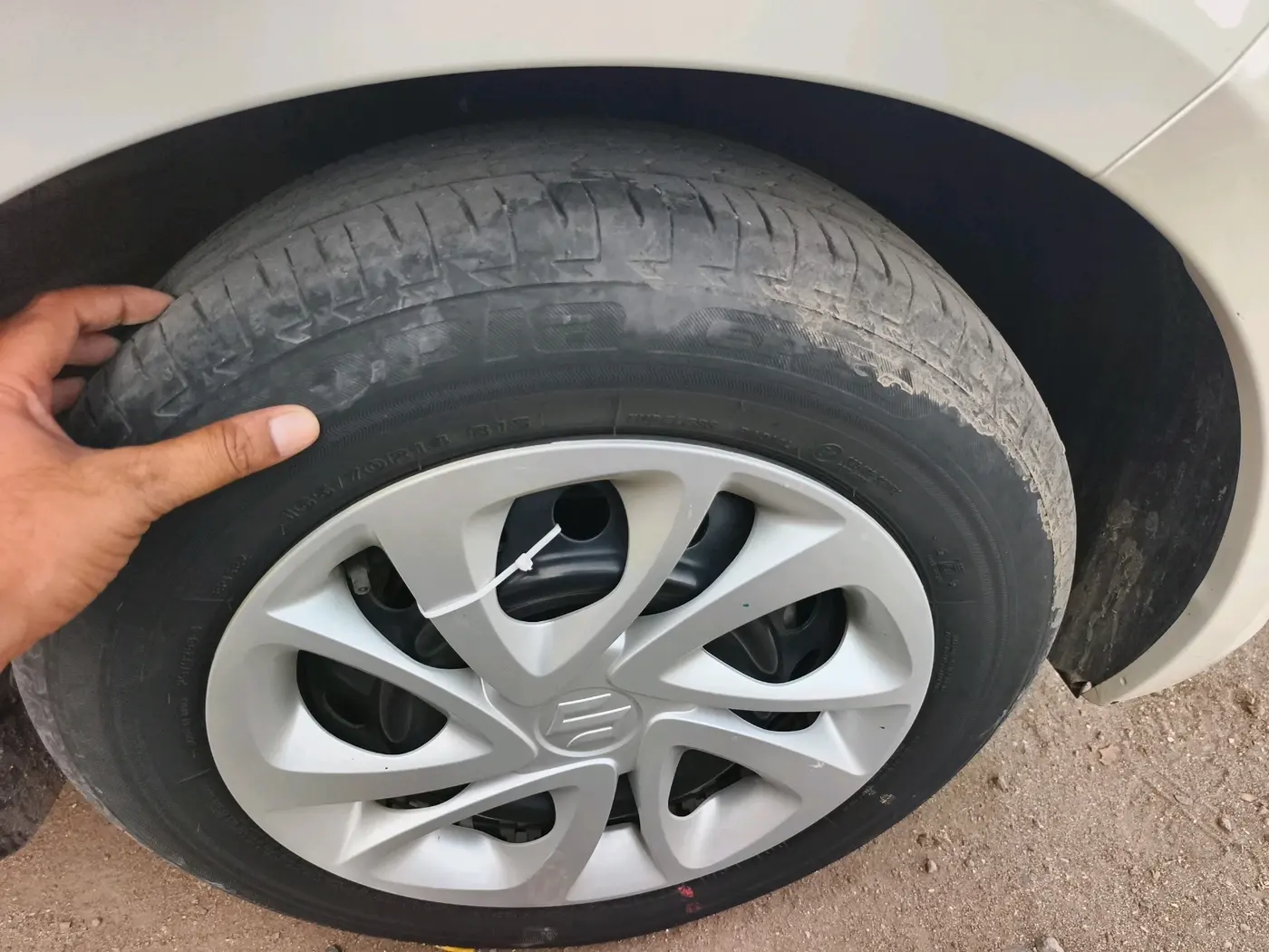 2022 Maruti Celerio VXI CNG, CNG, Manual, 26,980 km, tyre