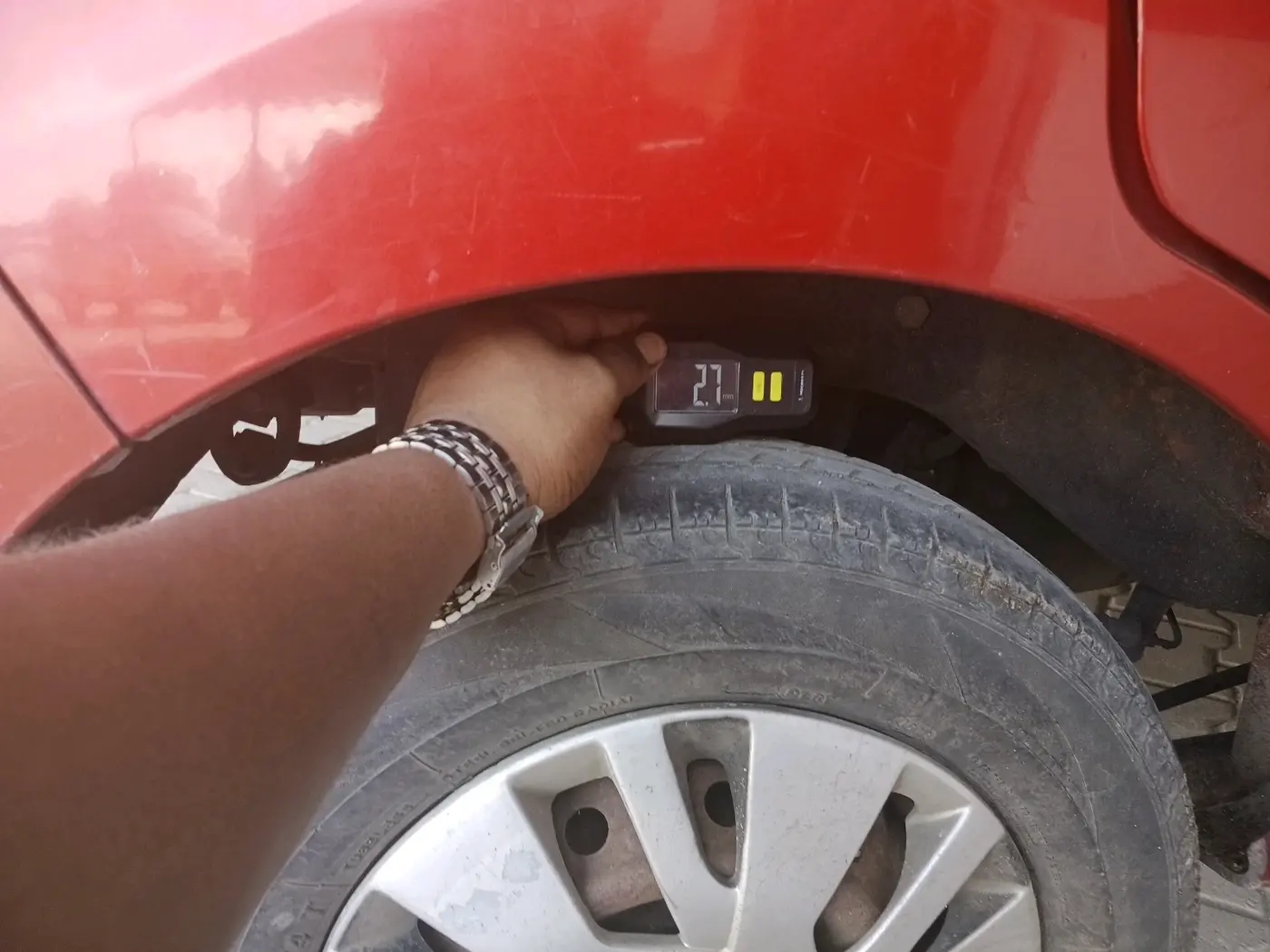 2013 Maruti Alto 800 LXI, Petrol, Manual, 57,545 km, tyre