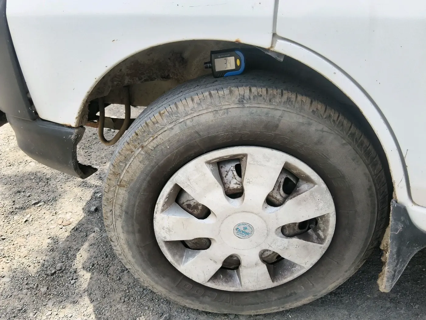 2018 Maruti Eeco 5 STR WITH A/C+HTR, CNG, Manual, 94,575 km, tyre