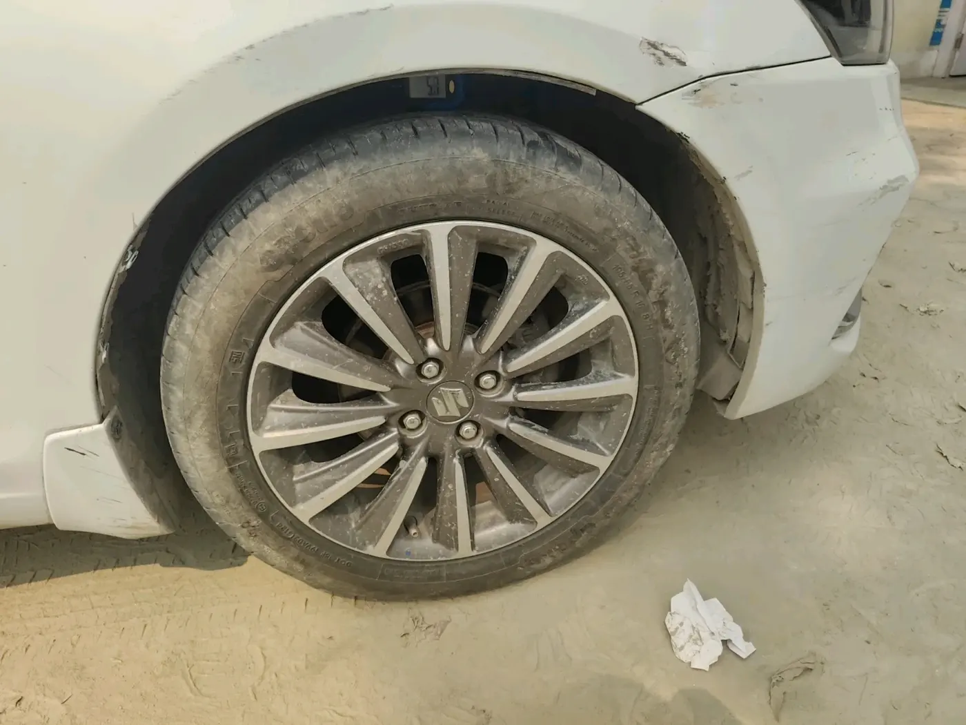 2019 Maruti Ciaz ALPHA DIESEL 1.5, Diesel, Manual, 82,150 km, tyre