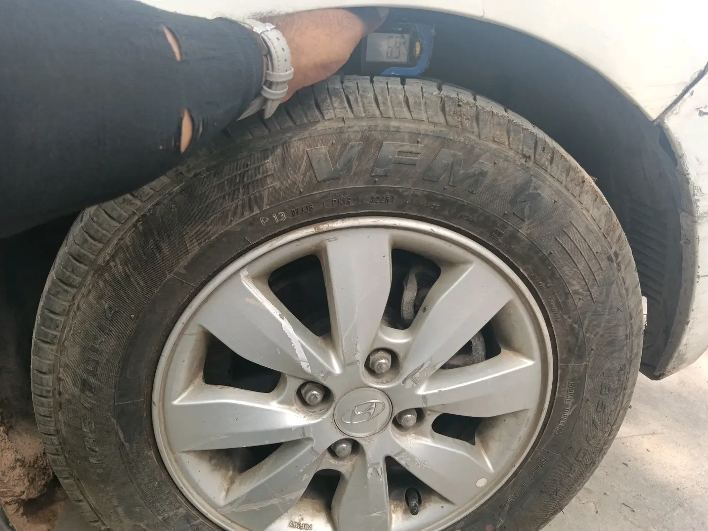 2013 Hyundai i20 SPORTZ 1.2, Petrol, Manual, 69,122 km, tyre