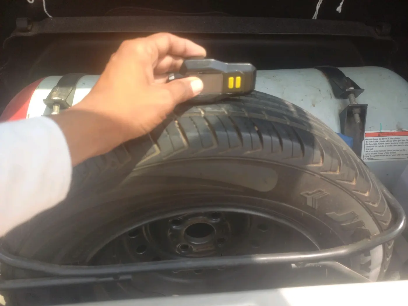 2021 Maruti New Wagon-R LXI CNG 1.0, CNG, Manual, 1,28,426 km, tyre
