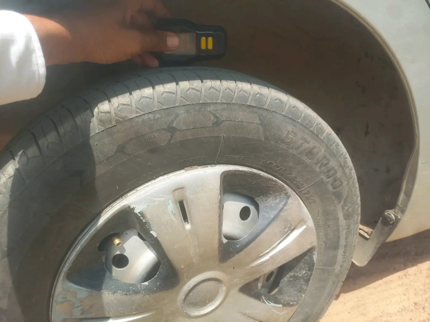 2021 Maruti New Wagon-R LXI CNG 1.0, CNG, Manual, 1,28,426 km, tyre