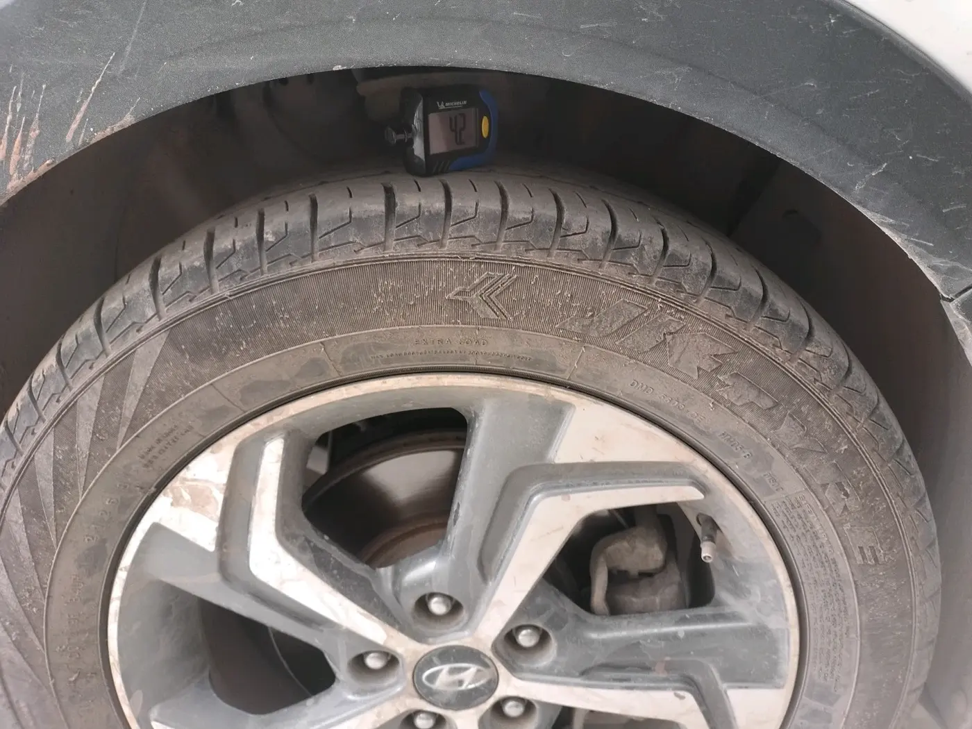 2018 Hyundai Creta SX (O) 1.6 DIESEL, Diesel, Manual, 1,38,128 km, tyre