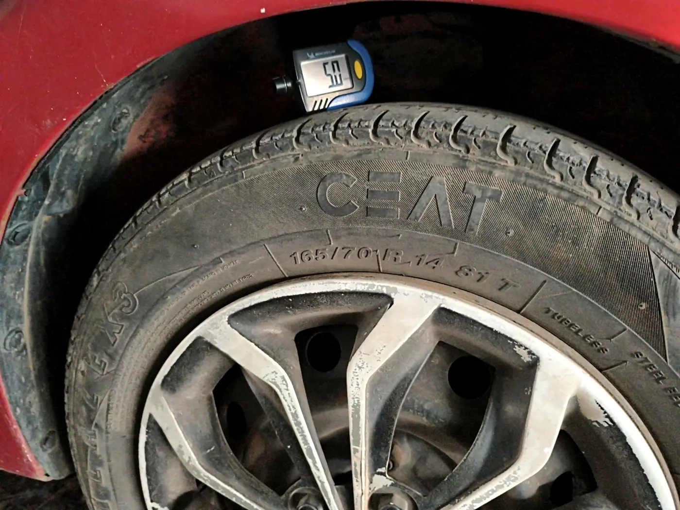 2014 Maruti Celerio VXI, Petrol, Manual, 1,38,209 km, tyre