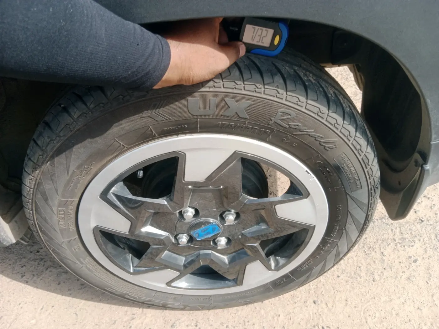 2024 Hyundai EXTER SX 1.2 MT, Petrol, Manual, 13,919 km, tyre