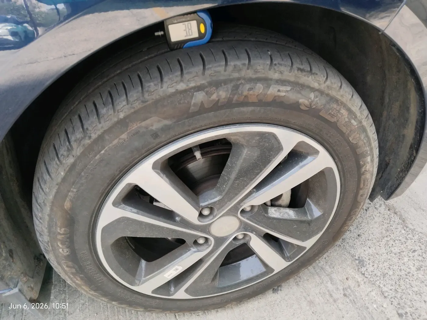 2024 Tata ALTROZ XZA Plus (S) Lux Petrol, Petrol, Automatic, 11,651 km, tyre