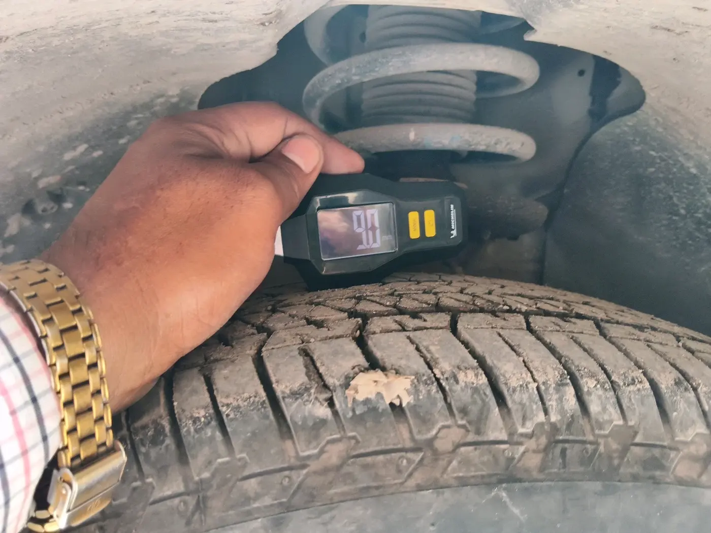2018 Mahindra XUV500 W11, Diesel, Manual, 70,174 km, tyre