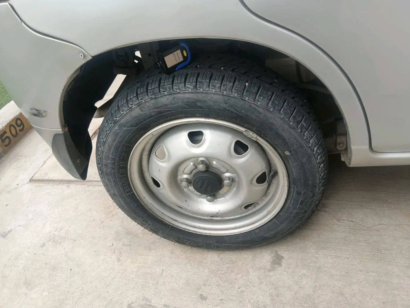 2012 Maruti Alto K10 LXI, Petrol, Manual, 31,324 km, tyre