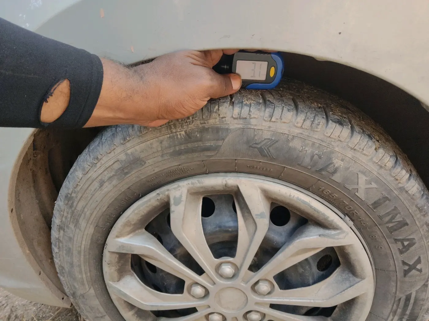 2019 Maruti Celerio VXI (O) CNG, CNG, Manual, 1,41,279 km, tyre