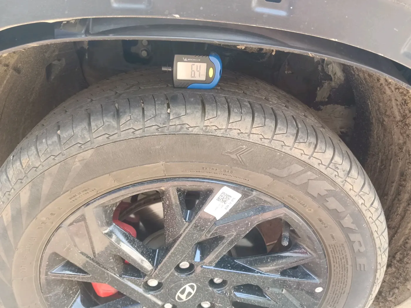 2025 Hyundai Creta S (O) 1.5 Petrol Knight Edition, Petrol, Manual, 12,170 km, tyre