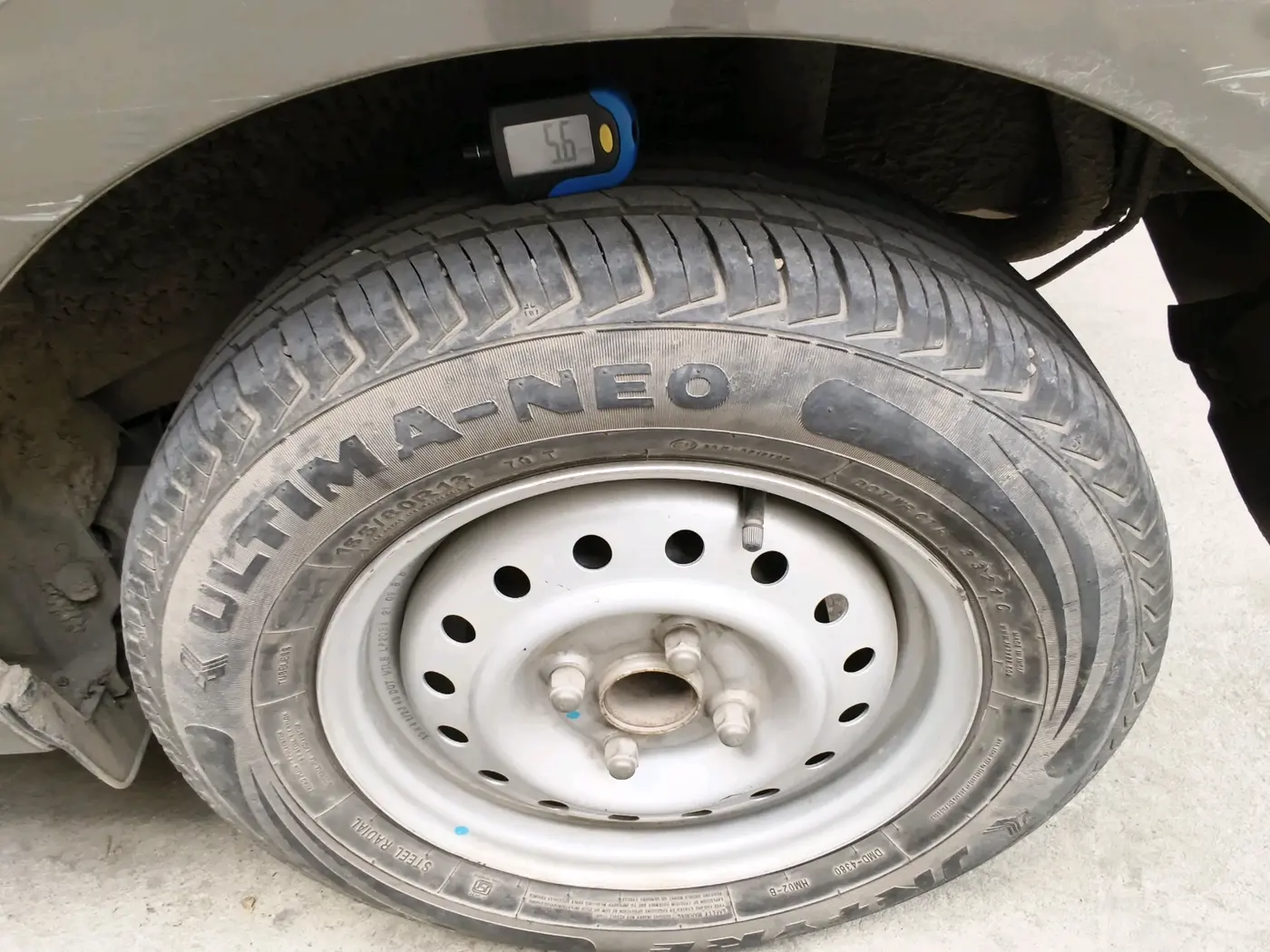 2021 Maruti New Wagon-R LXI CNG (O) 1.0, CNG, Manual, 41,420 km, tyre
