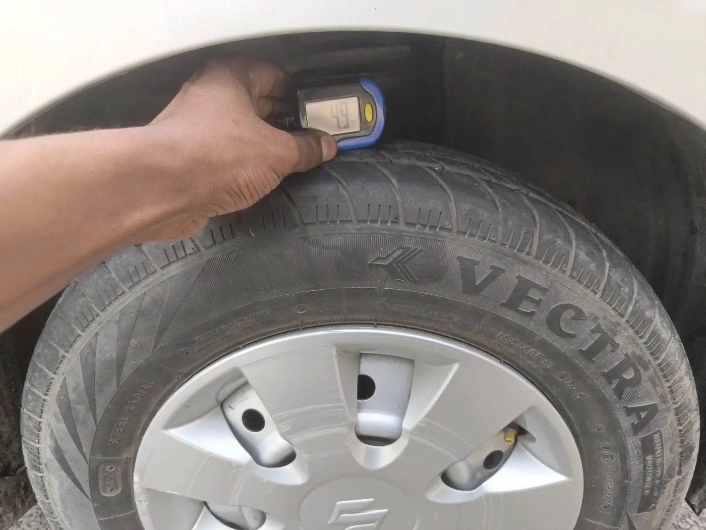2019 Maruti New Wagon-R LXI 1.0, Petrol, Manual, 10,812 km, tyre