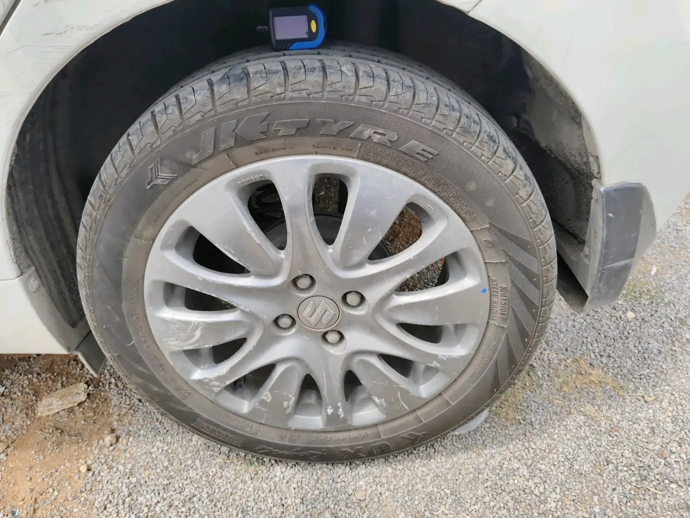 2017 Maruti Baleno ALPHA CVT PETROL 1.2, Petrol, Automatic, 71,349 km, tyre