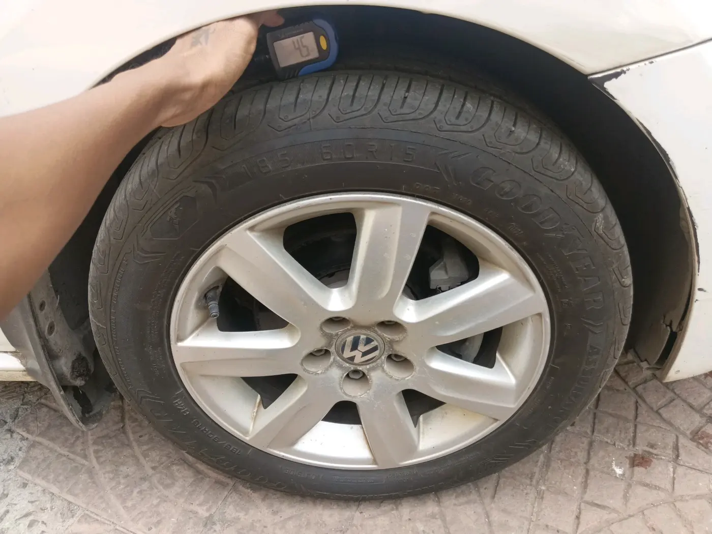 2014 Volkswagen Polo COMFORTLINE 1.2L PETROL, Petrol, Manual, 55,128 km, tyre