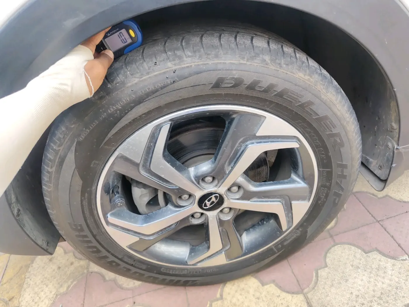 2018 Hyundai Creta SX (O) 1.6 PETROL, Petrol, Manual, 85,997 km, tyre