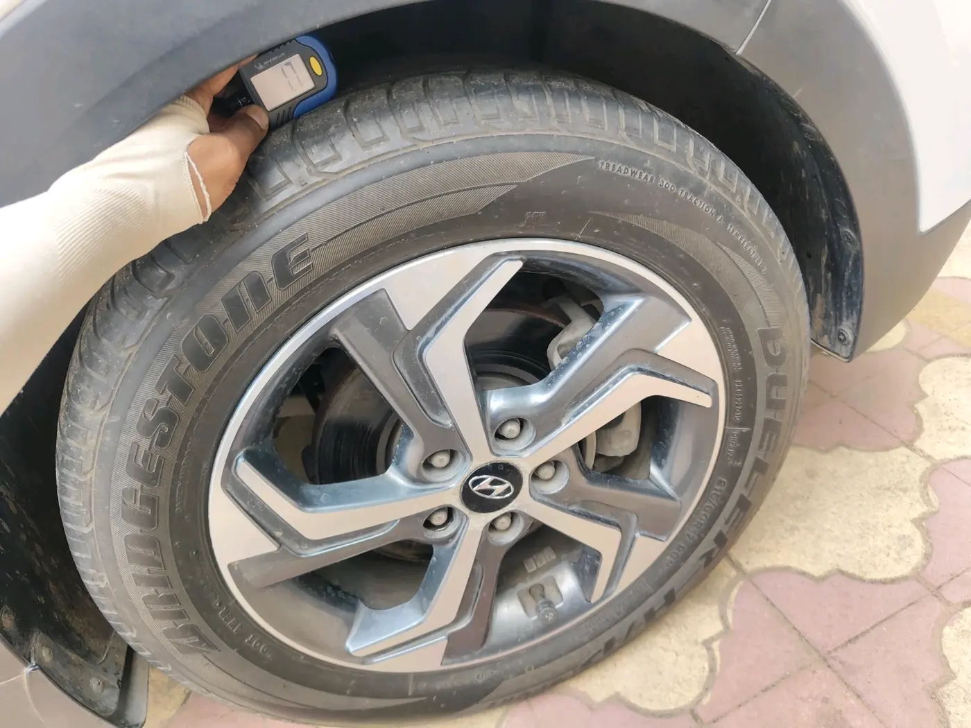 2018 Hyundai Creta SX (O) 1.6 PETROL, Petrol, Manual, 85,997 km, tyre