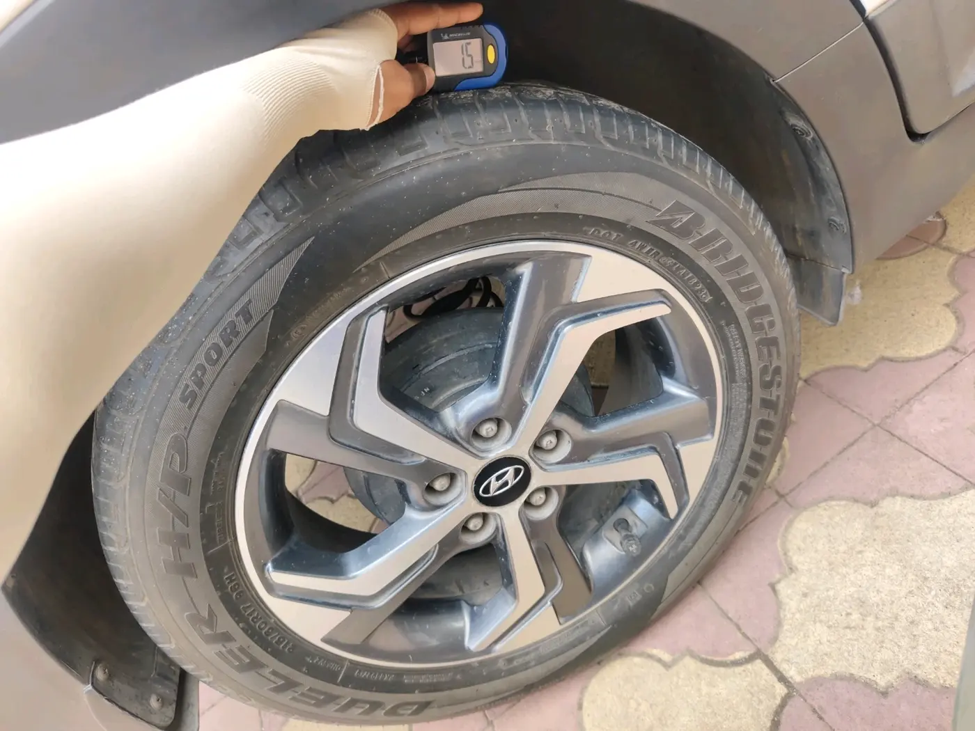 2018 Hyundai Creta SX (O) 1.6 PETROL, Petrol, Manual, 85,997 km, tyre