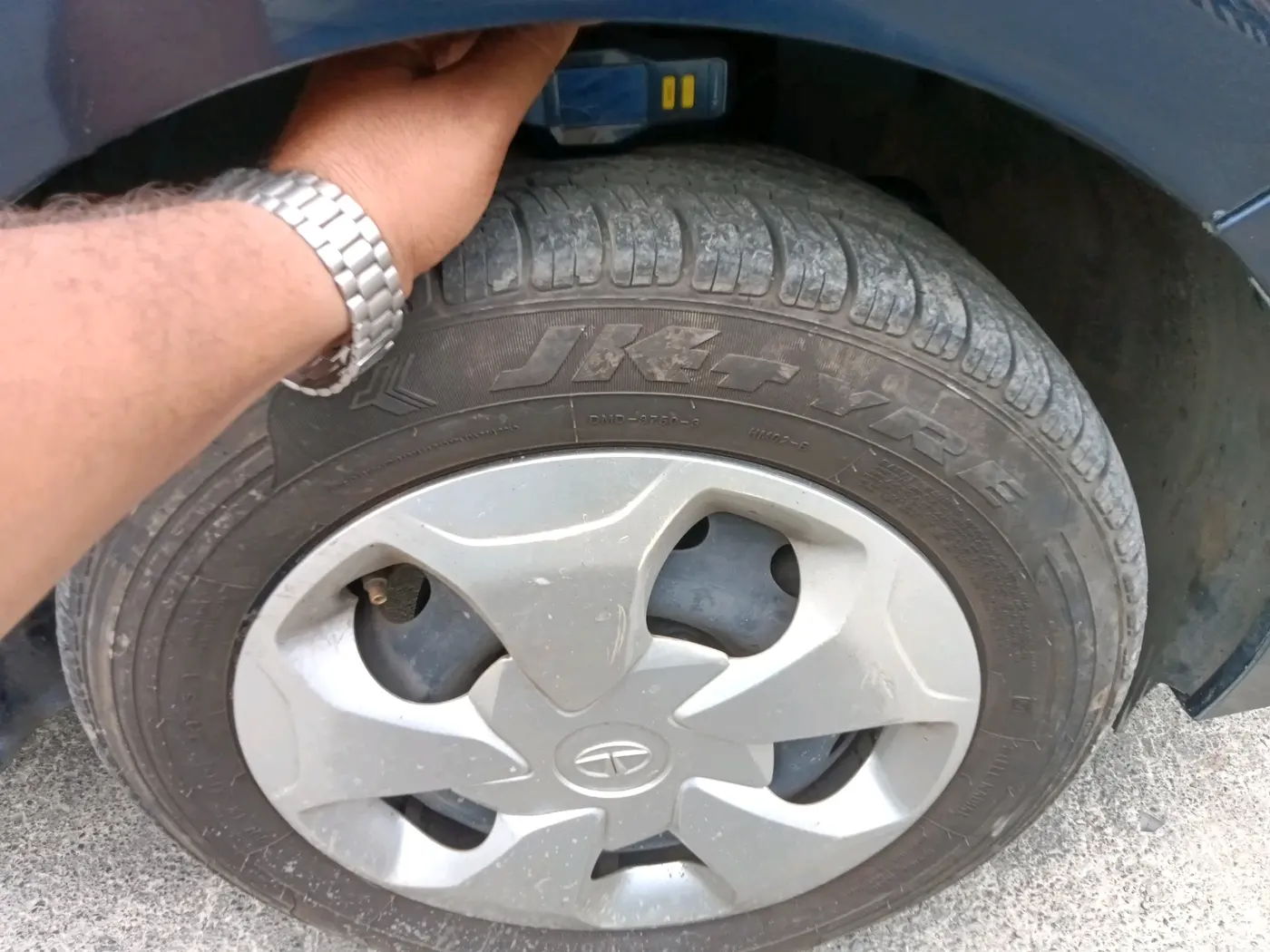 2022 Tata TIGOR XZ CNG, CNG, Manual, 66,862 km, tyre