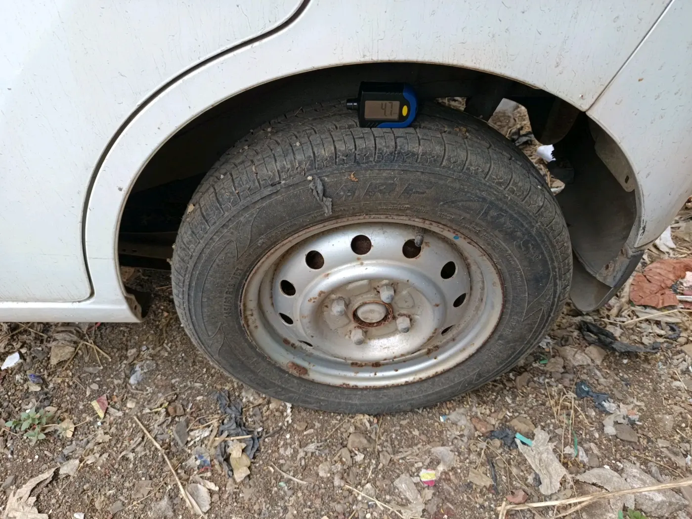 2012 Maruti Wagon R 1.0 LXI CNG, CNG, Manual, 41,685 km, tyre