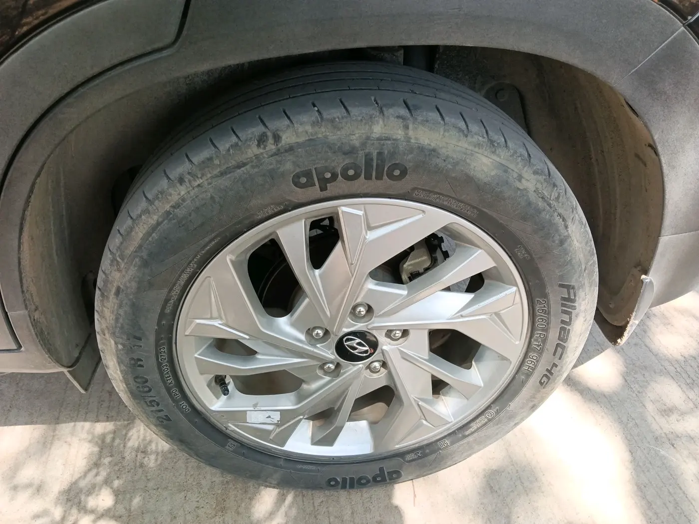2023 Hyundai Creta SX 1.5 PETROL, Petrol, Manual, 39,861 km, tyre