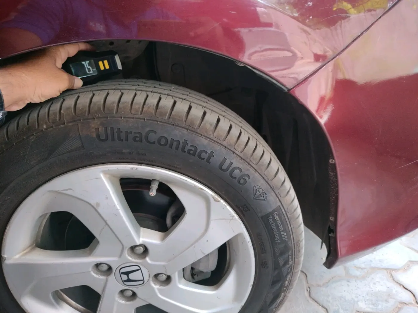 2014 Honda City 1.5L I-DTEC V, Diesel, Manual, 1,30,750 km, tyre