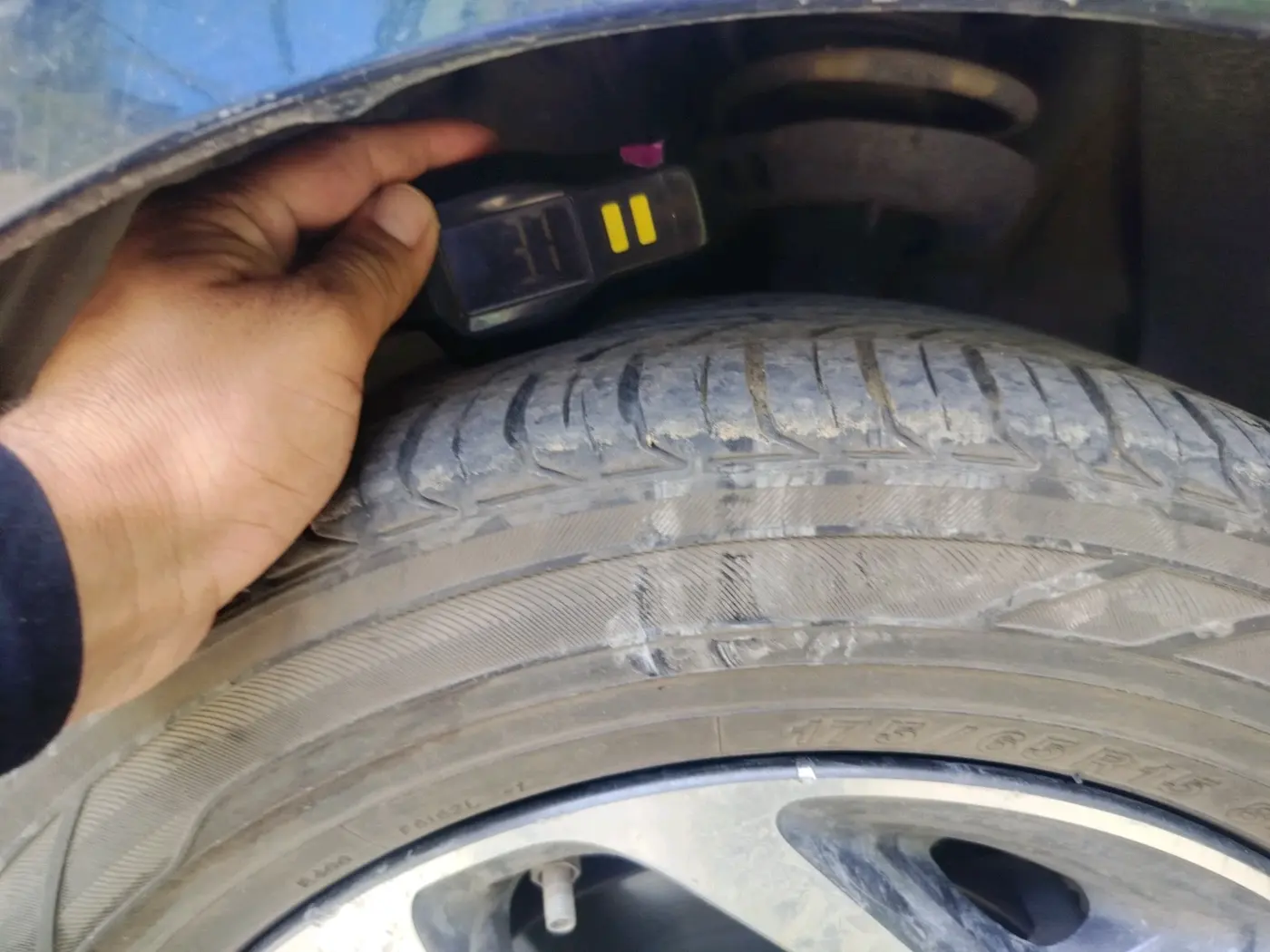 2023 Hyundai AURA SX 1.2 CNG, CNG, Manual, 84,130 km, tyre