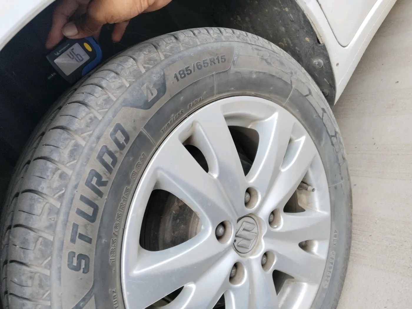2017 Maruti Ertiga ZDI + SHVS, Diesel, Manual, 2,11,702 km, tyre