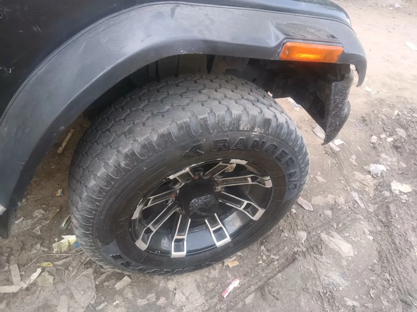 2018 Mahindra Thar CRDE 4X4 AC, Diesel, Manual, 1,01,514 km, tyre