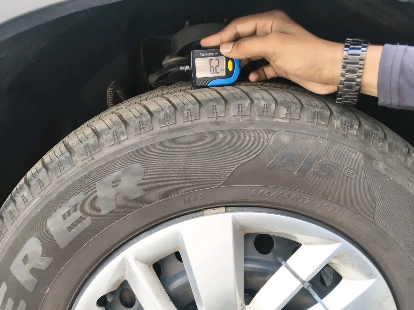 2024 Mahindra SCORPIO-N Z6 DIESEL AT 2WD 7 STR, Diesel, Automatic, 42,848 km, tyre