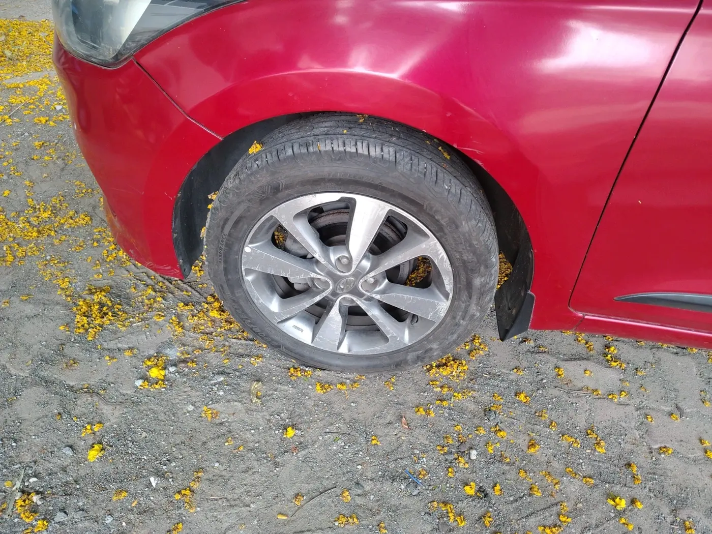 2015 Hyundai Elite i20 ASTA 1.2, Petrol, Manual, 73,920 km, tyre