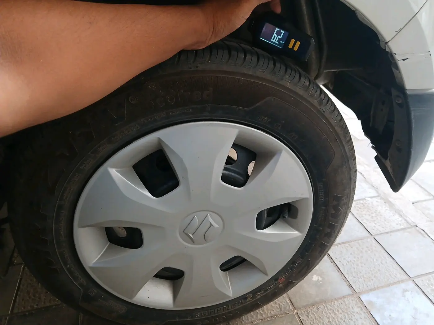 2022 Maruti New Wagon-R VXI 1.0, Petrol, Manual, 8,179 km, tyre