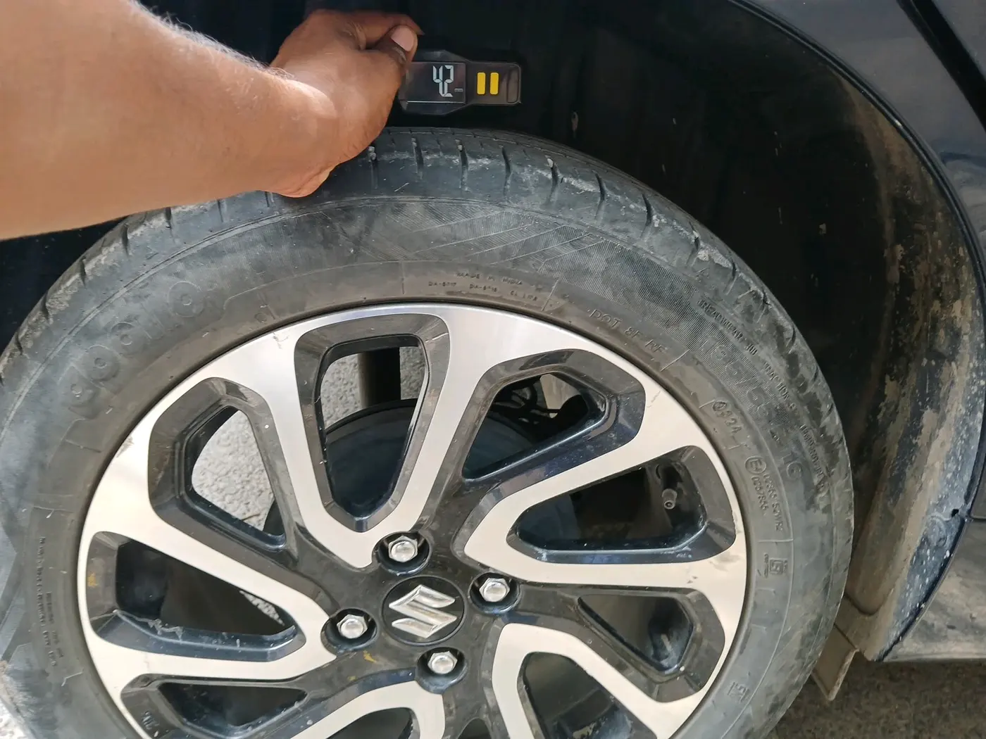 2024 Maruti Baleno ALPHA 1.2 AGS, Petrol, Automatic, 37,139 km, tyre
