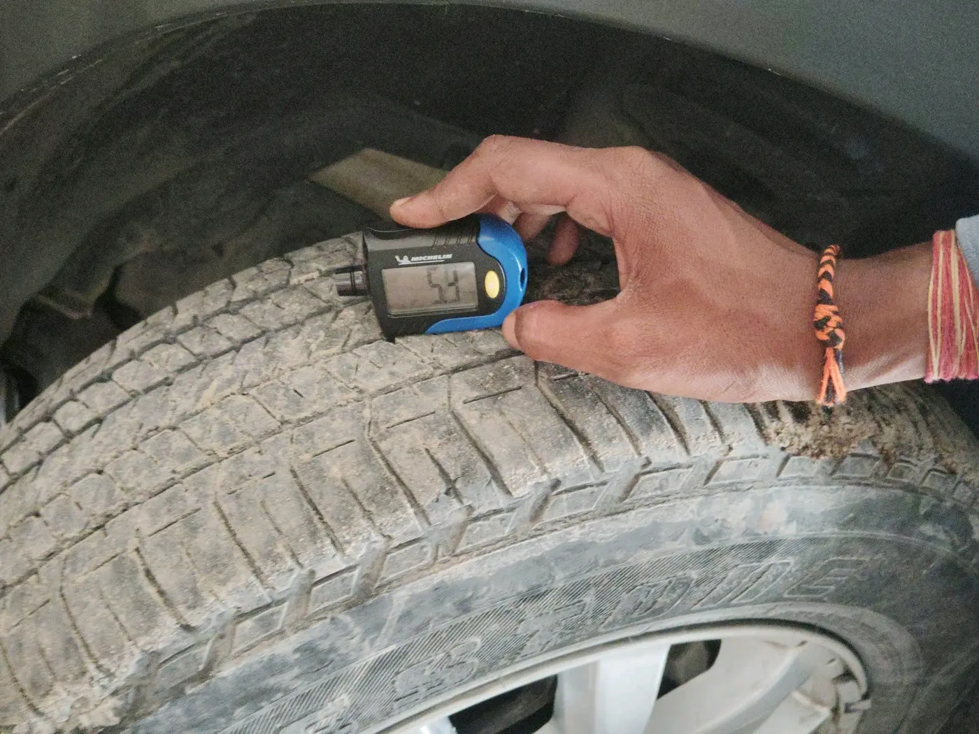 2021 Mahindra XUV500 W9, Diesel, Manual, 55,428 km, tyre