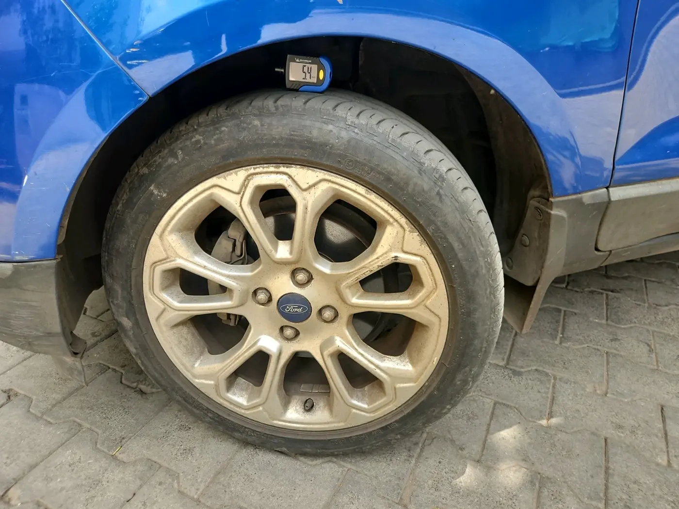 2018 Ford Ecosport TITANIUM + 1.5L PETROL AT, Petrol, Automatic, 60,808 km, tyre