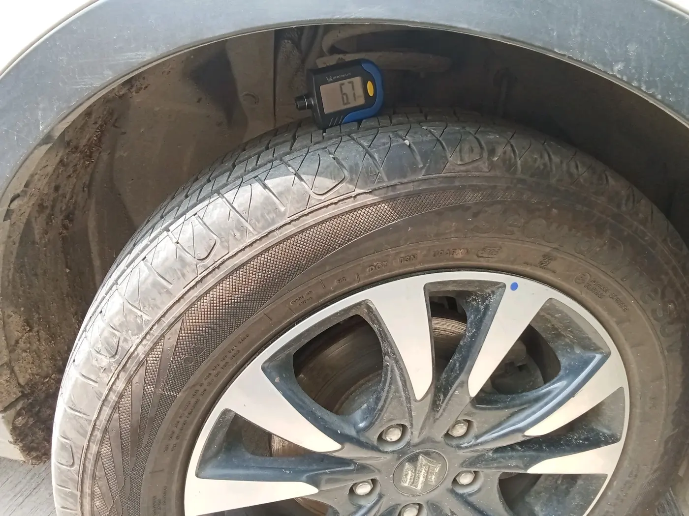 2021 Maruti S Cross ZETA 1.5, Petrol, Manual, 95,401 km, tyre