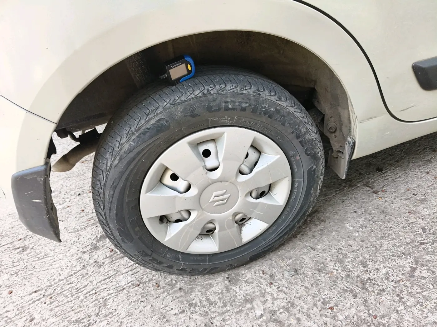 2021 Maruti New Wagon-R LXI CNG 1.0, CNG, Manual, 40,458 km, tyre