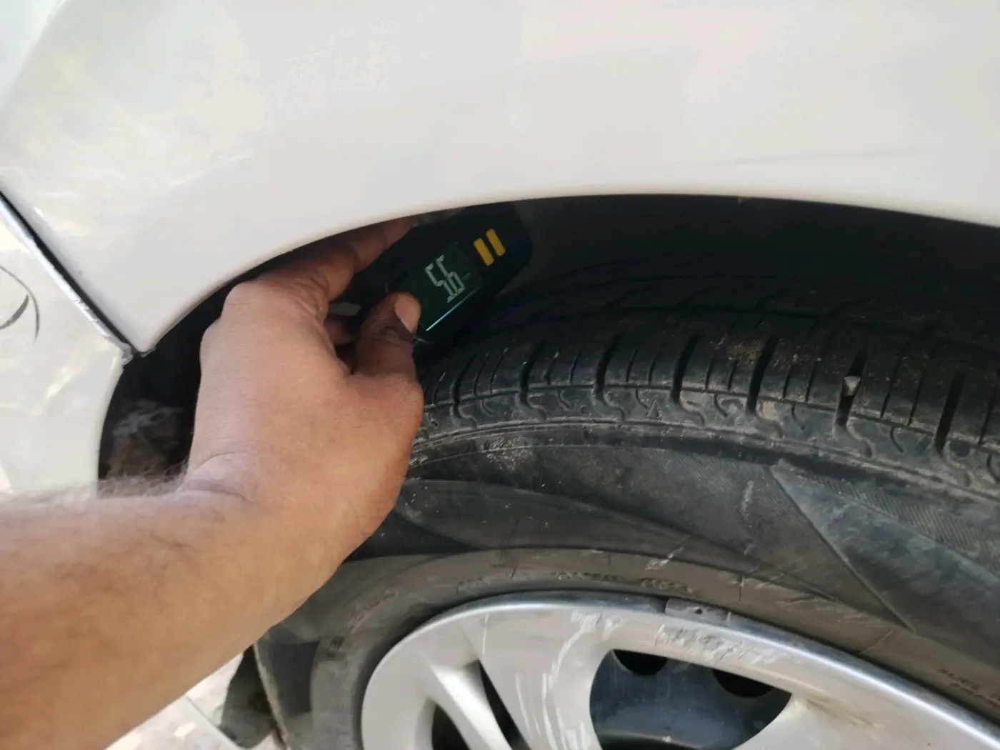 2020 Hyundai AURA S 1.2 CNG, CNG, Manual, 1,11,001 km, tyre